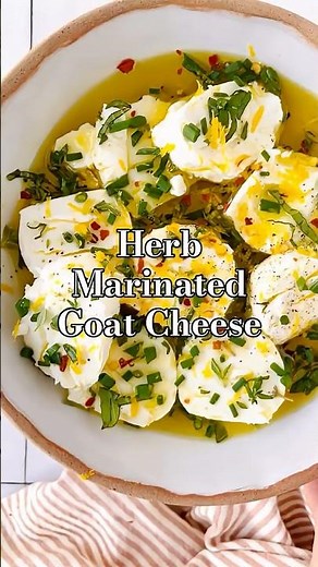 HERB MARINATED GOAT CHEESE