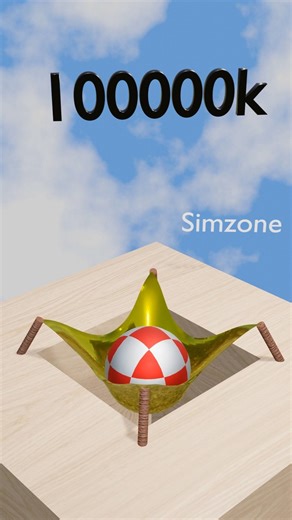 "anim 😱 Cloth simulation by difference faces (9 to 100k) " #asrm #shortvideo #memes