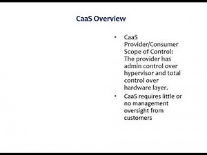 Communication as a Service Part 1/3