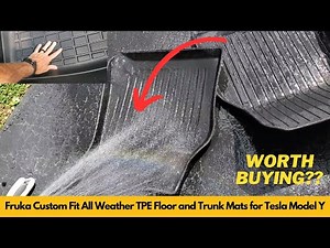 Fruka Custom Fit All Weather TPE Floor and Trunk Mats for Tesla Model Y | Worth Buying?