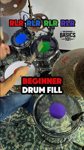 Beginner Drum Fill Every Drummer Needs 🥁 #drums