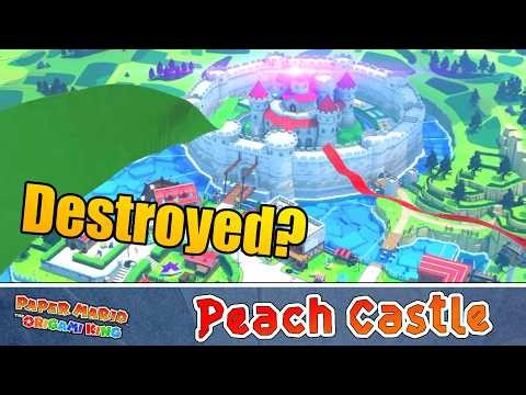 Paper Mario Origami King – Peach Castle Destroyed?! | Blind Playthrough Part 1
