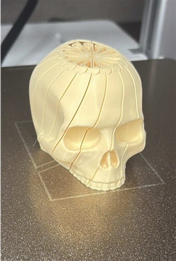 Creating a 3D-Printed Spiral Skull Fidget Toy