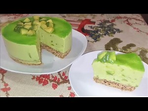 NO BAKE Avocado Cheesecake