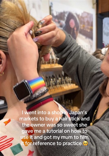 Learn to Use a Japanese Hair Stick Tutorial