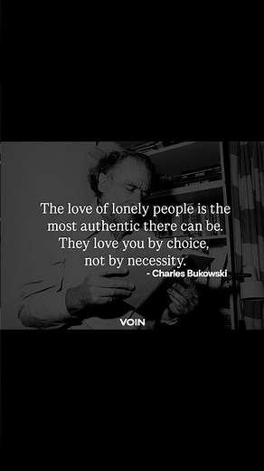 Charles Bukowski on Love | Why Lonely People Love The Purest #philosophy #fypシ゚viral #psychology