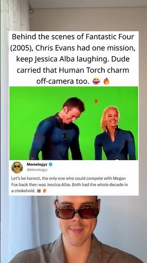Chris Evans Brought the Human Torch Energy Behind the Scenes of Fantastic Four (2005) 😂