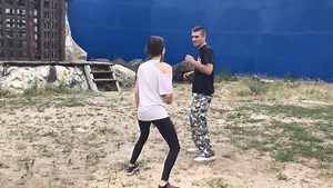 Poppy Drayton on Instagram: "Prepping a fight with the incredible @dmitryrudiy & @vadimstunt while filming @therisinghawkmovie #thedustisdoingallthework"