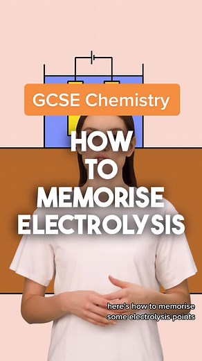How to Memorize Electrolysis Quickly | GCSE Chemistry Revision Tips