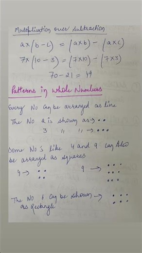 Class 6th Maths chapter 2 ( Quick Revision Notes)#class6maths #mathematics#maths#education