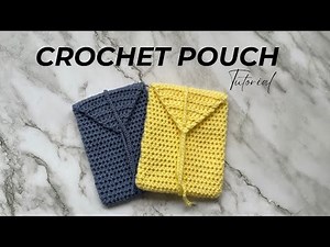 Easy Crochet Pouch Tutorial | Beginner Friendly