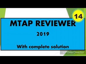 MTAP REVIEWER 2019 # 14 :with complete solution and explanation.