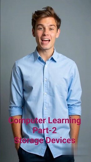 Computer Learning Part 2: Storage Devices Explained | Beginner-Friendly Tech Guide #short #viral