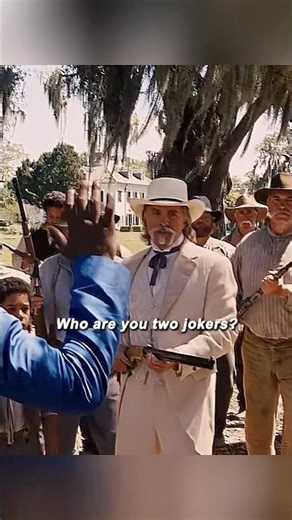 Django and Schultz Walk In Like the Law 😎🔫🔥#MovieClips #WesternScene#MovieEdit