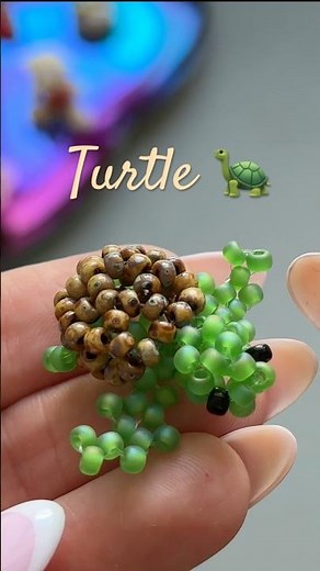 How to Bead a Turtle 🐢 #shorts