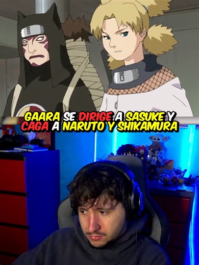 Gaara se dirige a Sasuke en Naruto: Un enfrentamiento épico