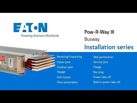 04-Pow-R-Way III busway end closure installation