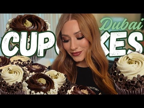 ASMR | *NEW* Dubai Chocolate CUPCAKES!! 🧁🍫 (Mukbang)