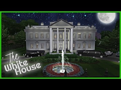 The WHITE HOUSE In The Sims 4 | NO CC | The Sims 4 Speed Build Stop Motion