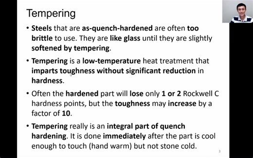 热处理的 "四把火": 淬火, 回火, 退火, 正火 | 应力释放 | 热处理工艺 | 工程材料 | 英文讲授