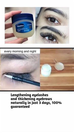 How to Get Long Eyelashes and Thick Eyebrows in 3 Days