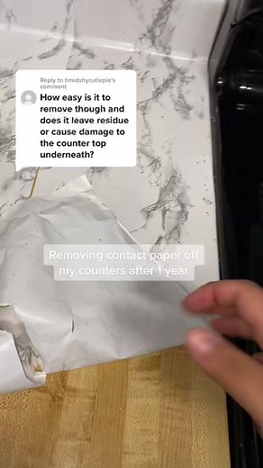 How to Remove Contact Paper from Countertops