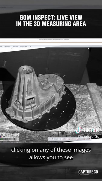 Check out the 3D Live View in GOM Inspect. #knowledge #gominspection #engineering