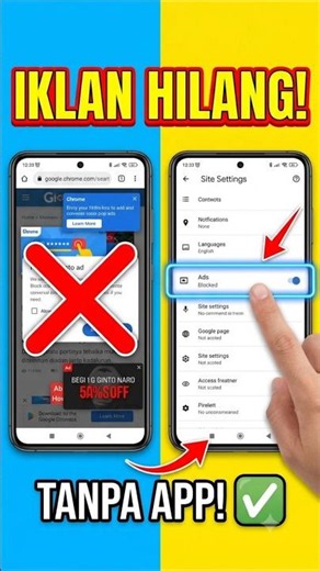 Get Rid of Ads on Your Phone Now! Chrome Settings 🔥