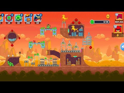 Level 5-6 – Angry Birds Friends No Power-Up Challenge (T-1702) | 3 Stars Gameplay – Feb 18