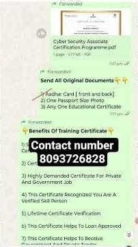 Cyber Security Associate Certification Programme Training Certificate Online Apply Procedure |