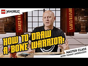 LEGO NINJAGO Master Class: How to draw a Bone Warrior