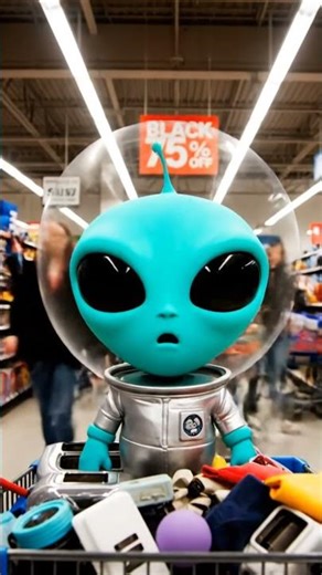 Alien's First Black Friday 😱 | FirstTimeClarity
