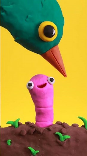 The Early Worm Catches the..? CLAYMATION #animation