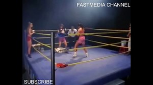 Most funny girls boxing joke with funny referee