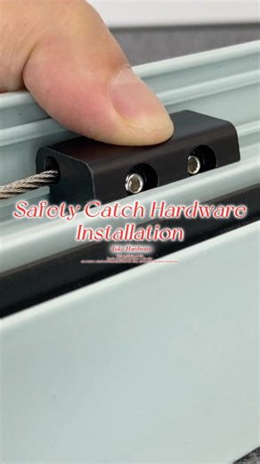 姚双 on Instagram: "Outswing window safety catch hardware installation tutorial #inke #hardware #aluminumwindow #aluminumwindow #installation"