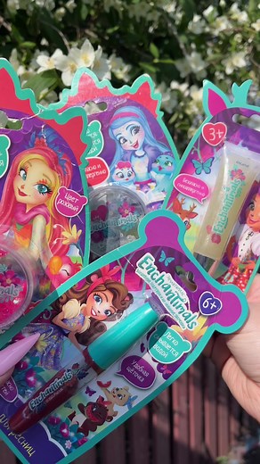 Детская косметика Enchantimals: Тушь и Блестки