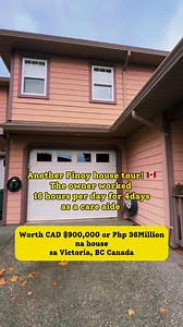 Another pinoy house tour! 🇨🇦 Indeed, dasal, sipag at tyaga ang puhunan para matupad ang bawat pangarap. Laban at galingan mo lang. Magbubunga din ang lahat one day. 🥹 #reels #reelsph #canada #canadianhouse #housetour #pinoy #proudpinoy #highlights #everyone | Jursy Sa Canada