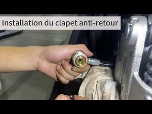Tutoriel- Démontage et installation du clapet anti-retour (EN: Check valve; CN 内置单向阀)