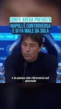 Conte predicted everything about how things work in Naples | Always on the side of the shirt