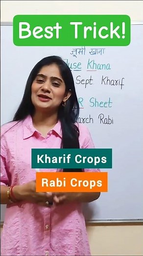 NEVER Forget Kharif & Rabi Crops Again! Super Easy TRICK | Class 8 Science Chapter 1