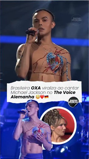 SHOWMUSICALL on Instagram: "Simplesmente ESPETACULAR! 😳❤️ Um vídeo da cantora brasileira Oxa apresentando a canção “Earth Song”, de Michael Jackson, no “The Voice Alemanha” tem viralizado nas redes sociais. A apresentação da artista, realizada na fase de audições às cegas em temporada “All Stars”, ou seja, formada por ex-participantes, fez todos os jurados virarem as cadeiras para ela. Oxa havia participado do reality musical em 2019, quando chegou até a final do programa. De São Paulo, a artis