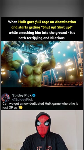 Hulk vs Abomination - The "Shut Up" Scene That Broke Gamers! #shorts