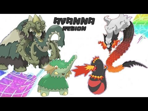 Complete Fakedex - Avanna Fakemon Region (Gen 9 New Pokemon Design)
