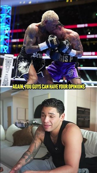 Ryan Garcia turned off his tape study of Conor Benn after only one round 😬😭