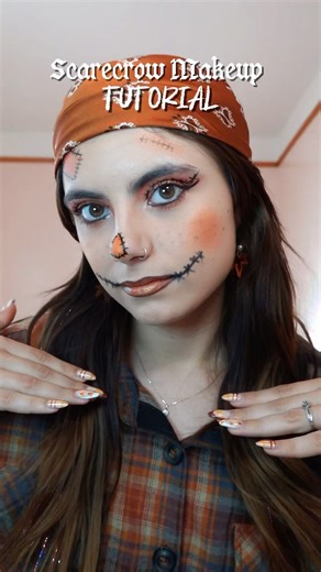 Scarecrow Makeup Tutorial ! #scarecrowmakeup #makeuptutorial #halloweenmakeup