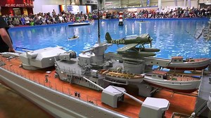 [船模RC] XXXL 128公斤！！ RC比例模型船!! _大重量RC模型战斗巡洋舰