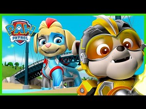 威力狗超能队遇到双胞胎狗狗艾拉和塔可 - PAW Patrol 汪汪队立大功 - 儿童卡通