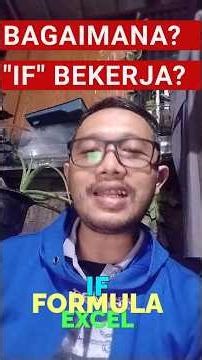 Belajar Formula IF Excel 🌧️☂️ | Logika Sederhana yang Wajib Kamu Paham! #exceltips #belajarexcel