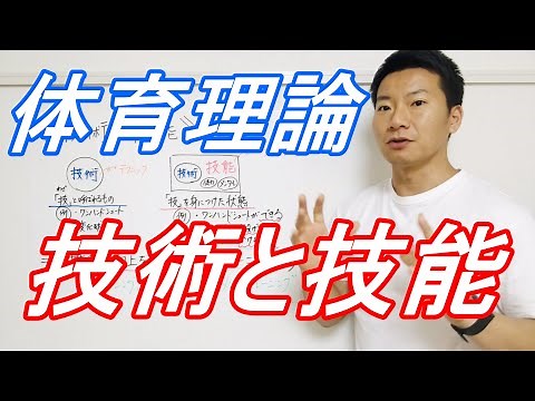 【体育理論】「技術と技能」