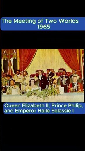 Inside the Legendary 1965 Royal Banquet: Queen Elizabeth II Meets Emperor Haile Selassie I👑🇪🇹🇬🇧